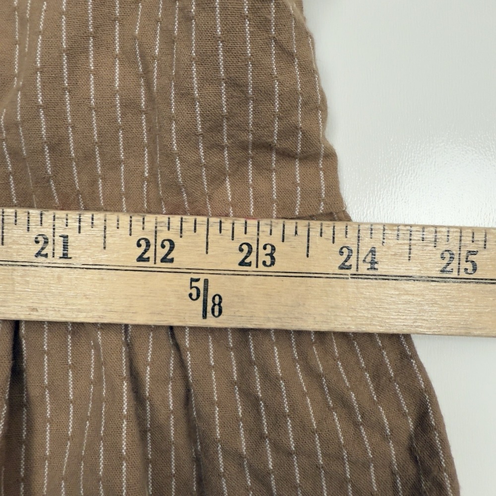 Hayden Shirt Womens 1XL Button Up Top Comfort Casual Preppy Career Pockets Taupe - Picture 12 of 16